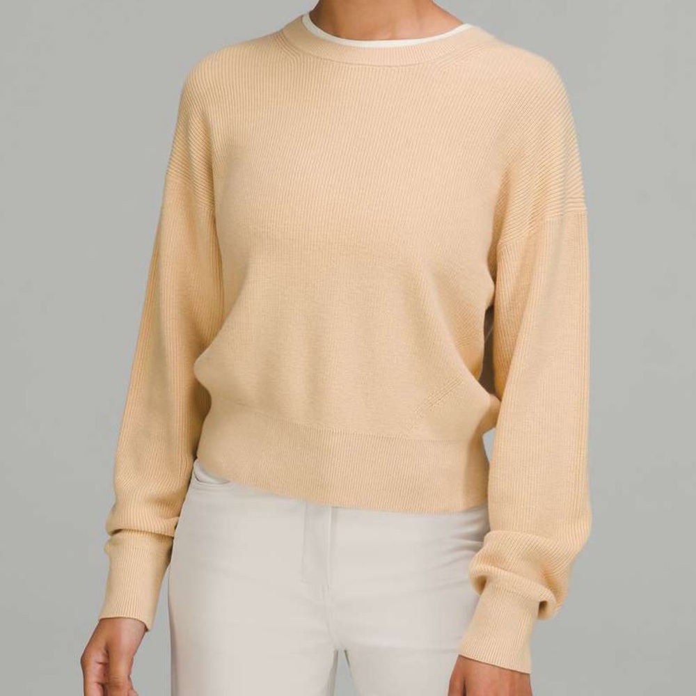 Lululemon Waist Length Crewneck Sweater